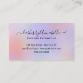 ホログラフィックメイクアップ目まぶし輝くグリッタードリップ 名刺 (裏面)