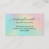 ホログラフィックメイクアップ目まぶし輝くグリッタードリップ 名刺 (裏面)