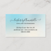 ホログラフィックメイクアップ目まぶし輝くグリッタードリップ 名刺 (裏面)