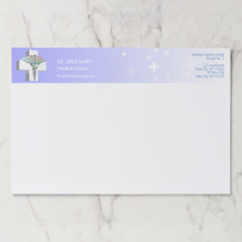 ホログラフィックメディカル3Dカドゥセウス白十字 ペーパーパッド