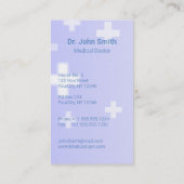 ホログラフィックメディカル3Dカドゥセウス白十字 名刺 (裏面)