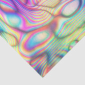 ホログラフィックモダン抽象芸術未来的エレガント 薄葉紙 (詳細)