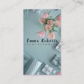 ホログラフィックユニコーングリッタードリップ美しいサロン 名刺 (正面)