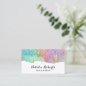 ホログラフィックユニコーングリッタードリプス美しいサロン#2 名刺