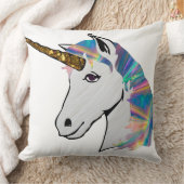 ホログラフィックユニコーン クッション (ブランケット)