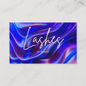 ホログラフィックラッシュメイクアップアーティスト美しいサロン 名刺 (正面)