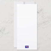 ホログラフィックリーフパターンフラットカード (裏面)