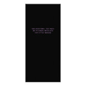 ホログラフィックルック付きロゴ |価格表サービス ラックカード (裏面)