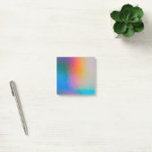 ホログラフィックレインボーカラフルユニコーンパステル ポストイット (オフィス)