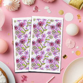 ホログラフィックレインボーフローラコラージュ