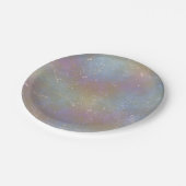 ホログラフィックレインボープレート ペーパープレート (アングル)