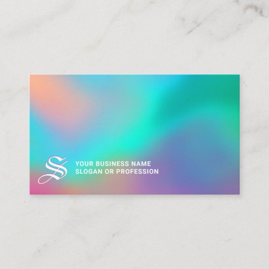 ホログラフィックワンダーランド | モノグラム名刺 名刺 (正面)