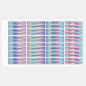 ホログラフィック効果 ラベル (シート)