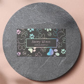 ホログラフィック及び木炭ポープリントペットトリマー 名刺