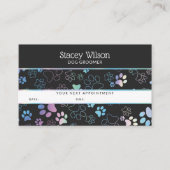 ホログラフィック及び木炭ポープリントロイヤリティカード 名刺 (正面)