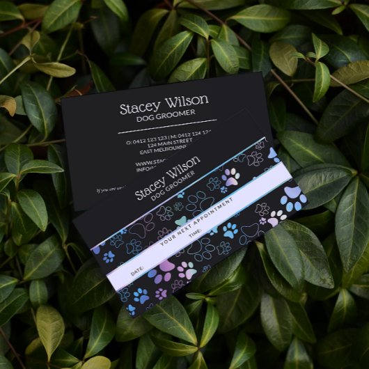 ホログラフィック及び木炭ポープリントロイヤリティカード 名刺