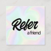 ホログラフィック友人の紹介カードを参照 紹介カード (正面)