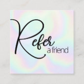 ホログラフィック友人の紹介カードを参照 紹介カード (正面)