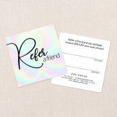 ホログラフィック友人の紹介カードを参照 紹介カード