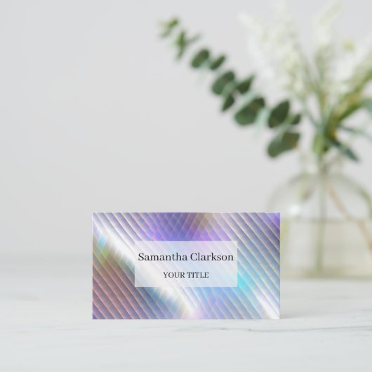 ホログラフィック名刺 名刺 (スタンド正面)