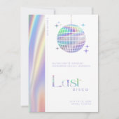 ホログラフィック宇宙最後のディスコバチェロレッテ週末 招待状 (正面)