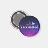 ホログラフィック完全ワクチン接種シールド マグネット (正面/裏面)