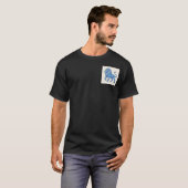 ホログラフィック幾何学ライオンTシャツ Tシャツ (正面フル)