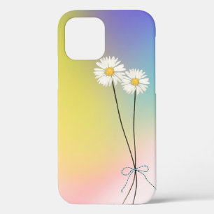 ホログラフィック抽象芸術とデイジー iPhone 12ケース