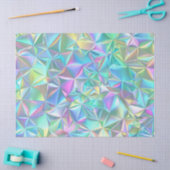 ホログラフィック抽象芸術パターン 薄葉紙 (クラフト)