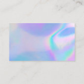ホログラフィック書道ありがとう名刺 名刺 (裏面)