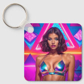 ホログラフィック水着モデル キーホルダー (正面)