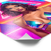 ホログラフィック水着モデル フォトプリント (角)