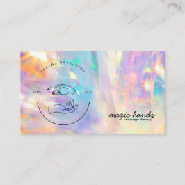 ホログラフィック結晶マッサージセラピスト密  名刺