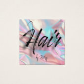 ホログラフィック美容師名刺 (正面)