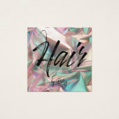 ホログラフィック美容師名刺 (正面)