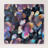 ホログラフィック花 ジグソーパズル (横)