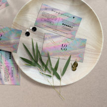 ホログラフィック虹彩色オパール大理石ありがとう