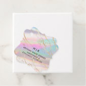 ホログラフィック虹彩色オパール宝石 |つるラベル フェイバータグ (インサイチュ)