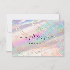 ホログラフィック虹彩色オパール宝石 |商品券