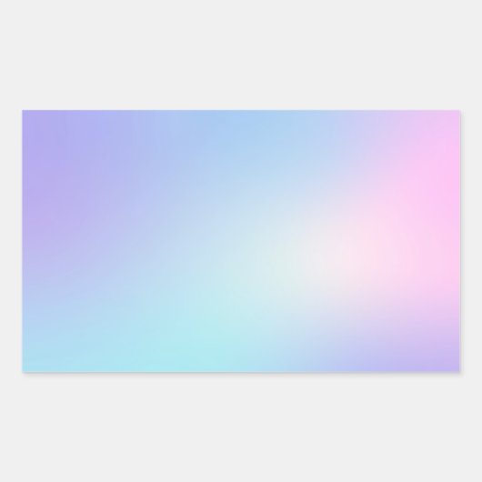 ホログラフィック製品ラベル 長方形シール (正面)