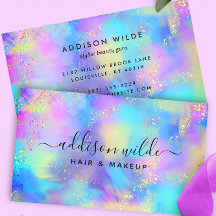 ホログラフィック輝くオパール虹色