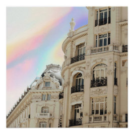 ホログラフィック都市景観 ポスター