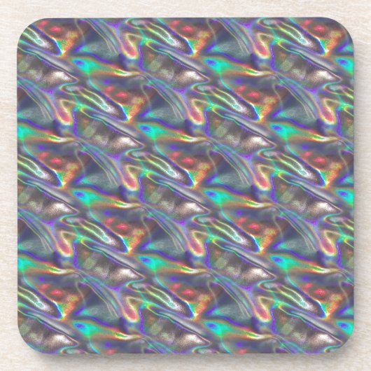 ホログラフィック銀 コースター (正面)
