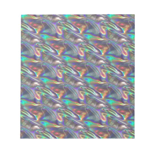 ホログラフィック銀 ノートパッド (正面)