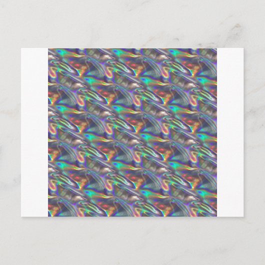 ホログラフィック銀 ポストカード (正面)