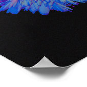 ホログラフィック80年代モダン未来主義アート ポスター (角)