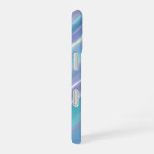 ホログラフィック・イリデッセント・ウェーブ iPhone 16ケース (右側面)