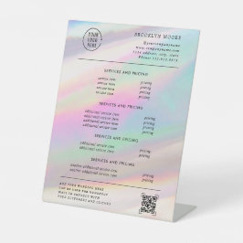 ホログラフィック・イリデッセント・オパール | 価格 台座サイン