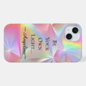 ホログラフィック エステティック iPhoneケース (裏面横)