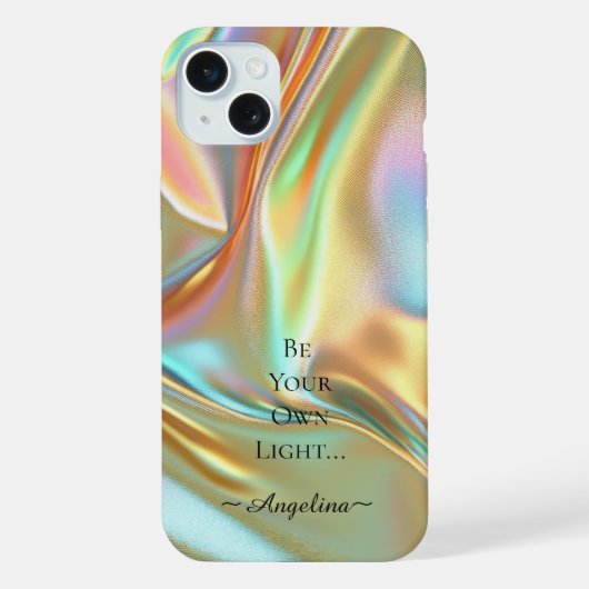 ホログラフィック エステティック iPhoneケース (裏面)